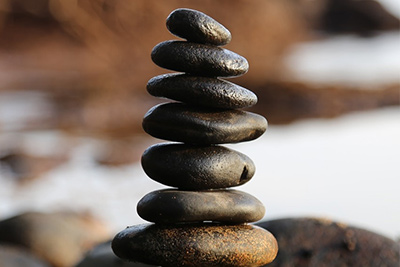balance blur boulder